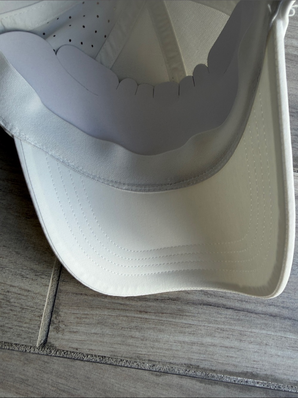 Robin Ruth White Baseball Cap with Subtle Logo - Picture 4 of 4